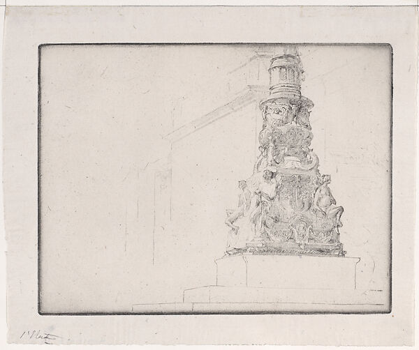 New York, Public Library, Henry Wilfrid Deville (French, Chantenay-sur-Loire 1871–1939 Paris), Etching 