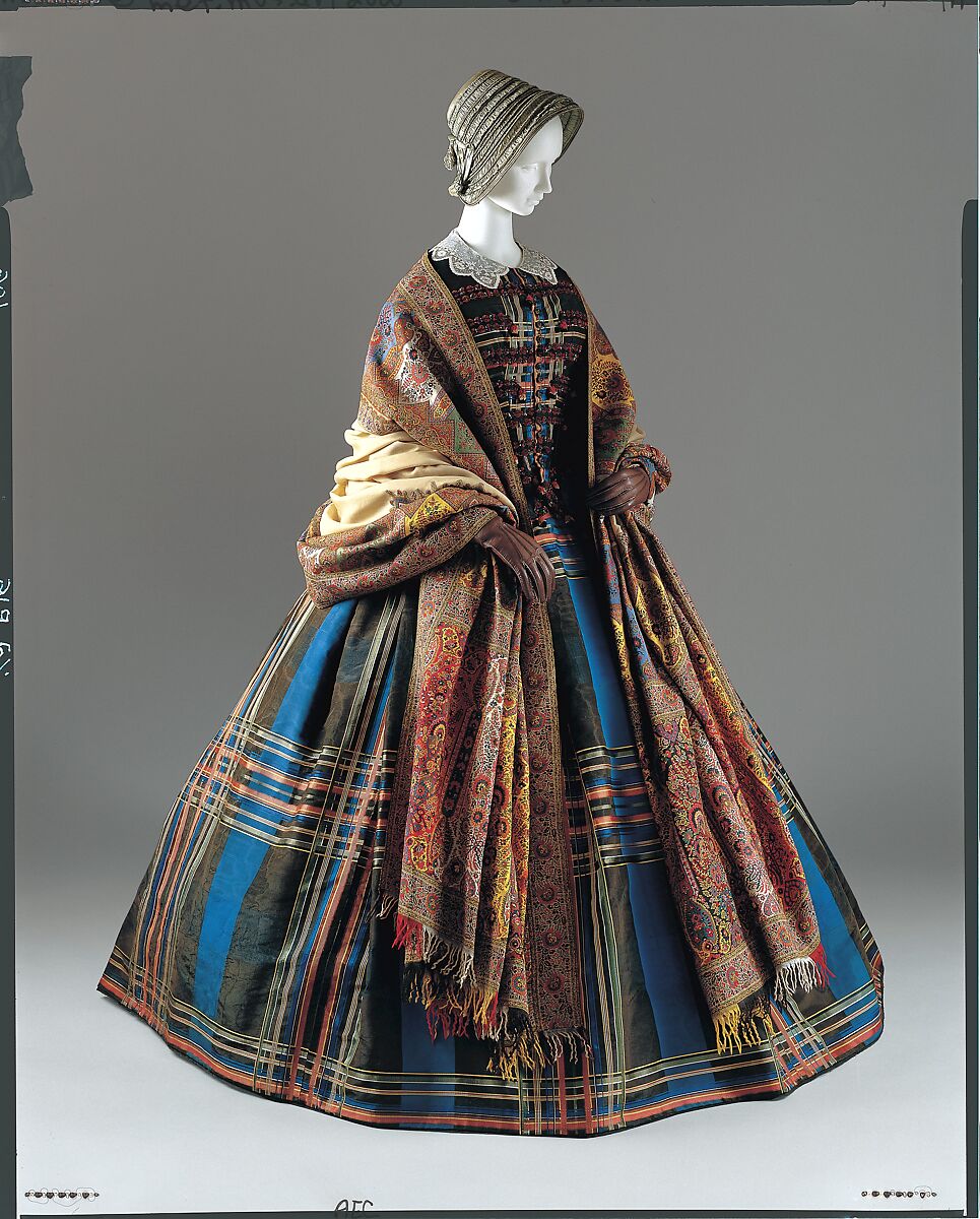 Dress, silk, European