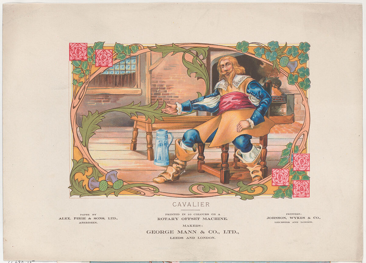 Trade Card for George Mann & Co., Ltd., Offset Printers, Anonymous, British, 19th century, Commercial lithograph 