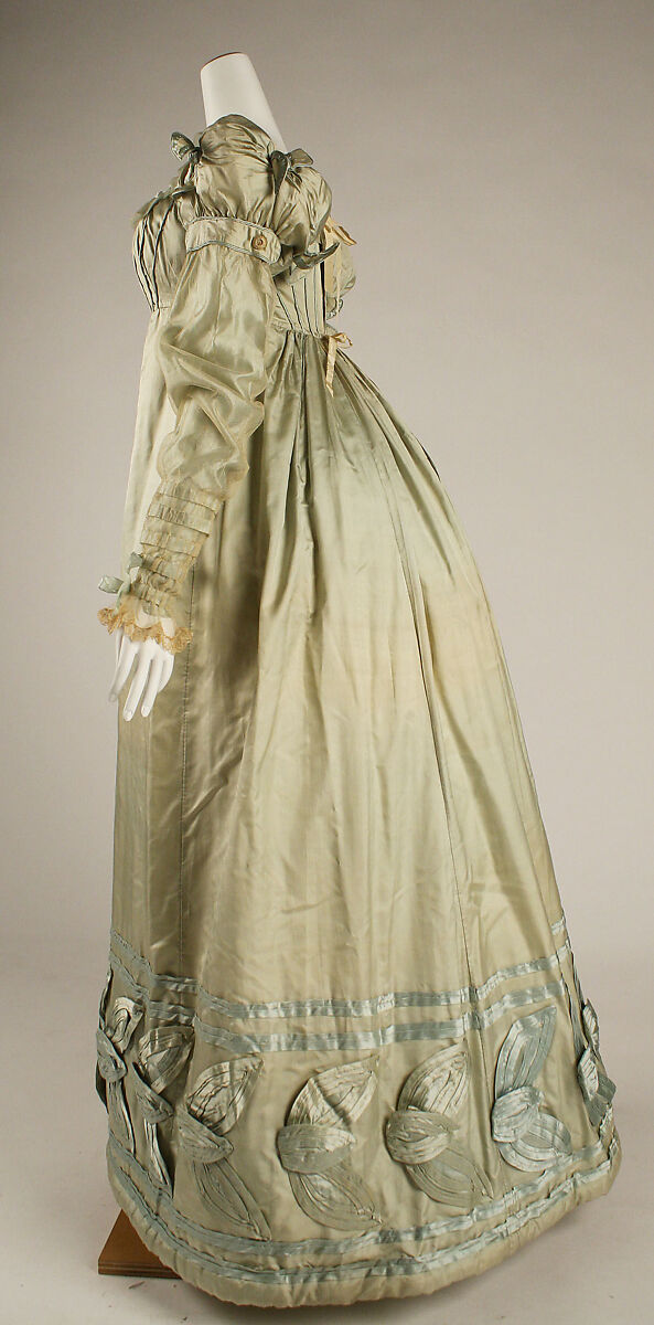 Dress, silk, American
