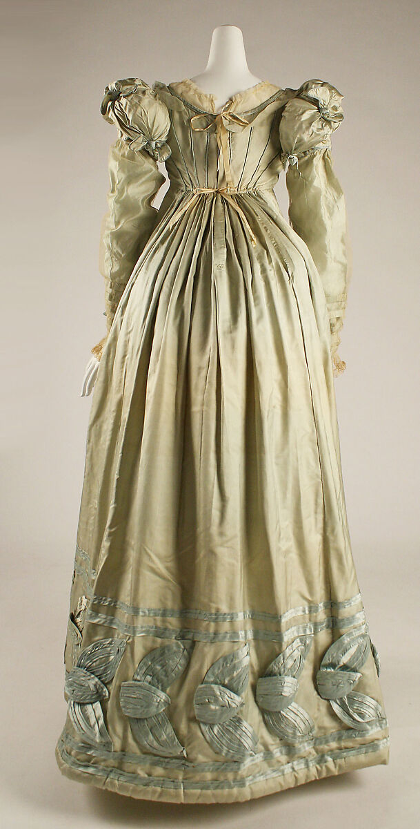 Dress, silk, American
