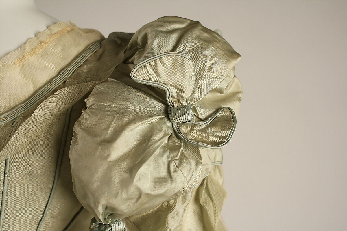 Dress, silk, American