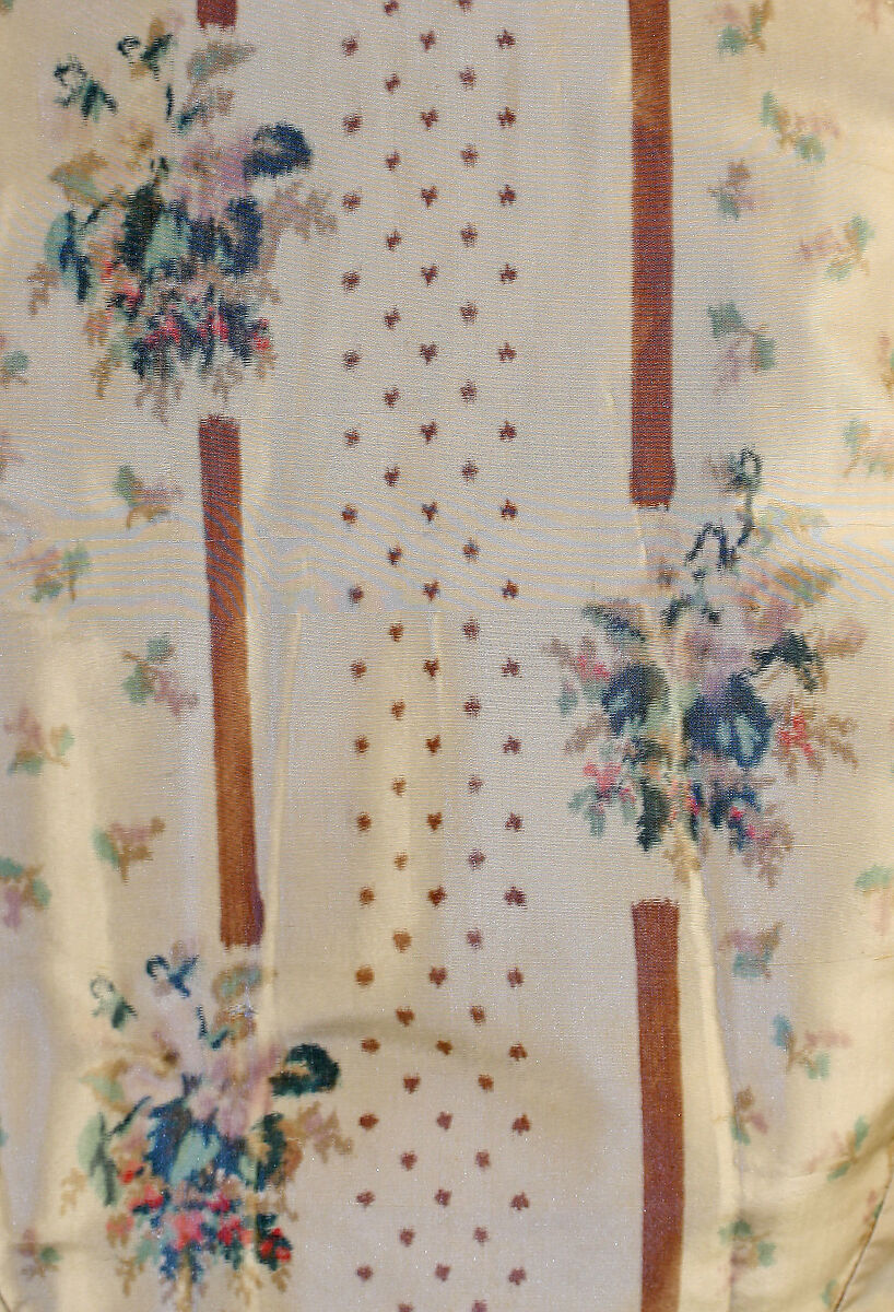 Dress, silk, French