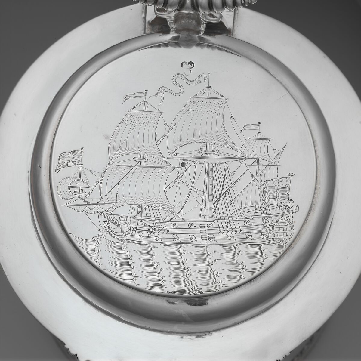 Tankard, Gerrit Onckelbag (baptized 1670–1732), Silver, American