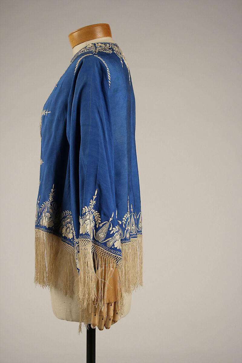 Mantle, silk, European