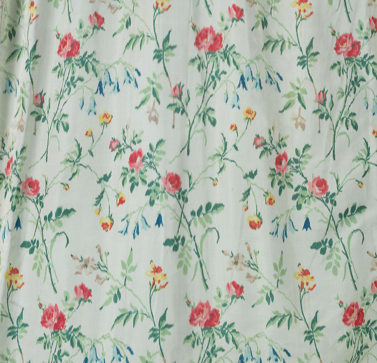 Evening dress, silk, French