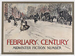 February Century Midwinter Fiction Number, Everett Shinn (American, Woodstown, New Jersey 1876–1953 New York), Commercial color lithograph 