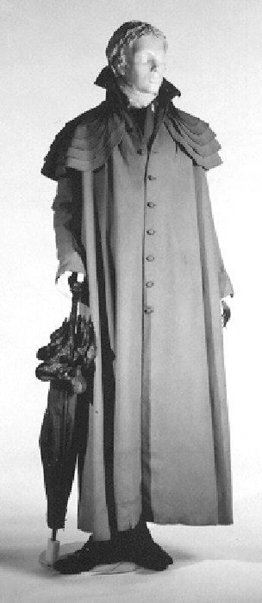 Coat, wool, linen, cotton, European