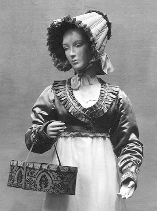 Spencer, silk, American or European