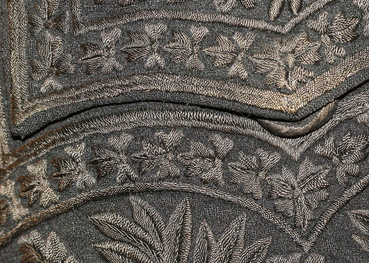 Jacket, wool, silk, French