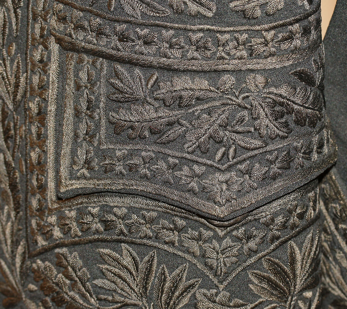 Jacket, wool, silk, French