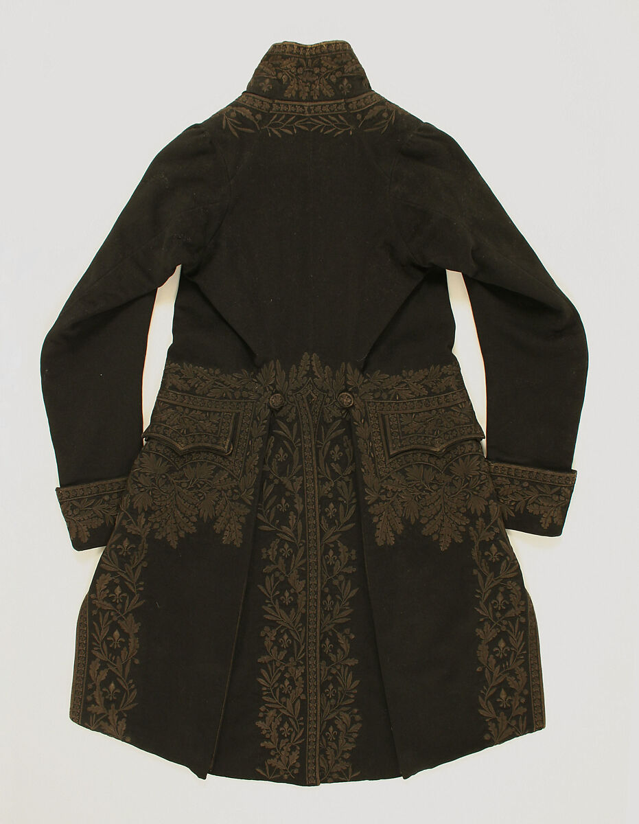 Jacket, wool, silk, French