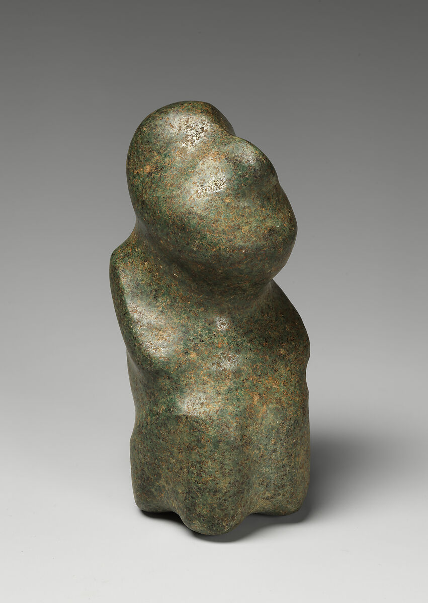 Seated figure, Mezcala artist(s), Stone, Guerrero 