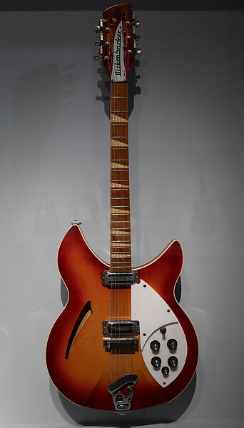 360/12 Twelve-string, Old style (serial no. EJ 117), Rickenbacker, Inc. (American), Maple, padauk, nickel, chrome, plastic, pearloid 