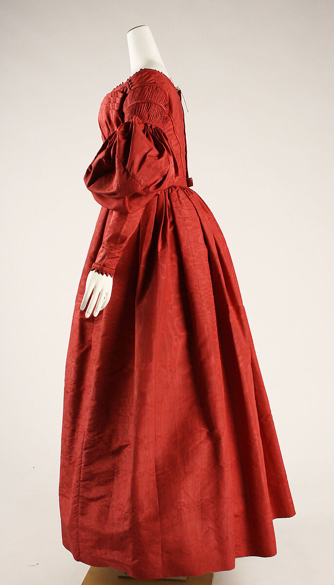 Dress, silk, American