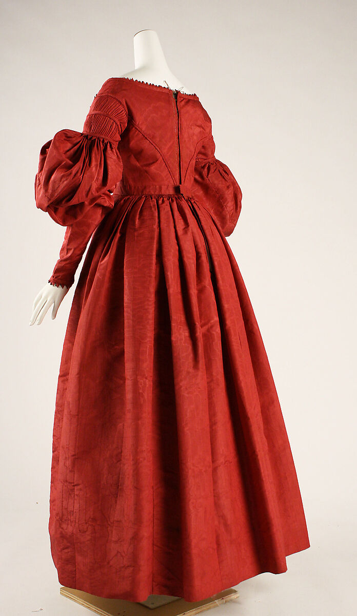 Dress, silk, American