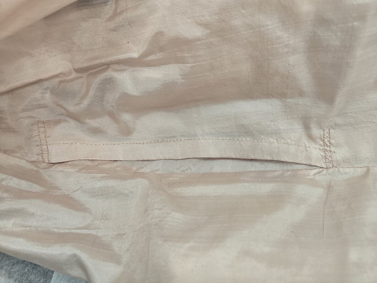 Dress, silk, American or European