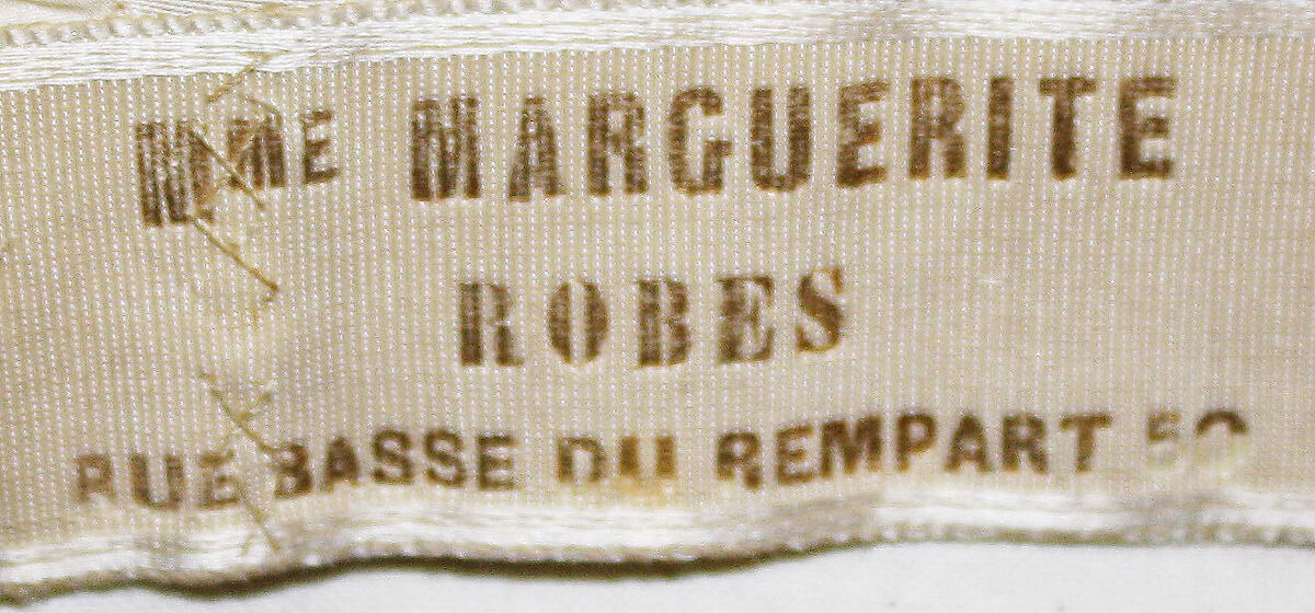 Evening dress, silk, French