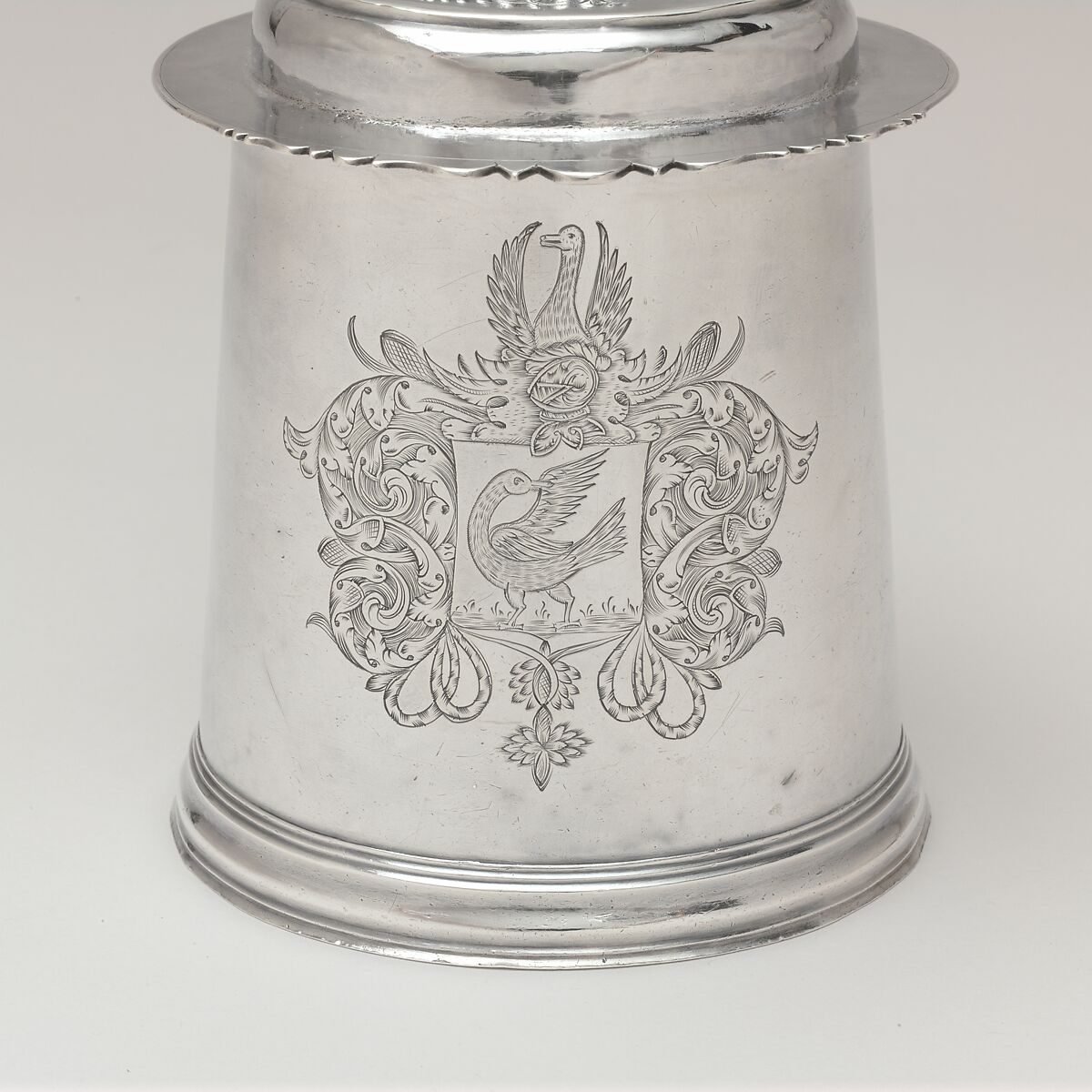 Tankard, Peter Quintard (1699–1762), Silver, American