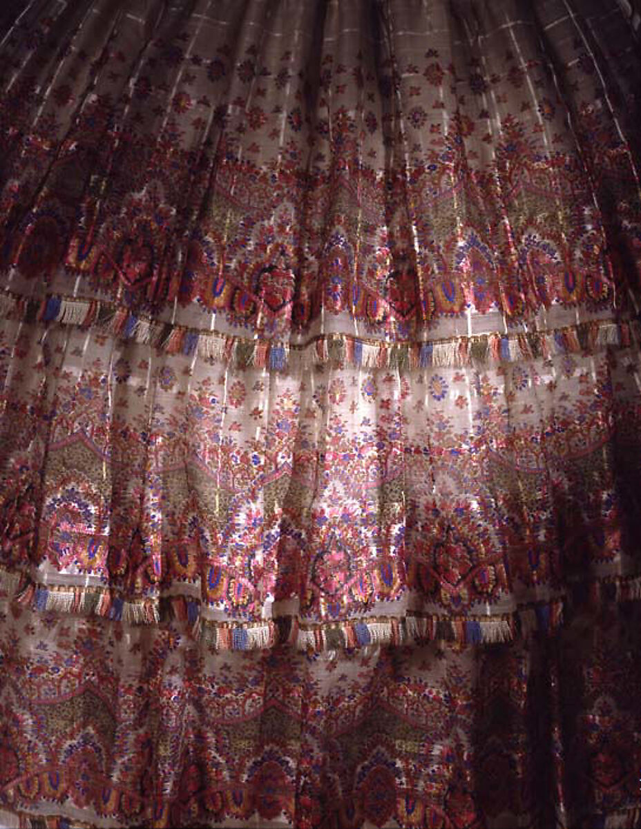 Ensemble, silk, wool, American or European