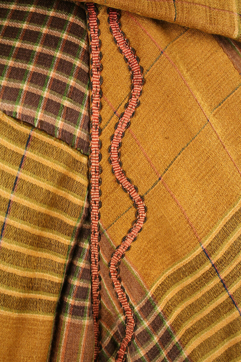 Cloak, silk, cotton, American