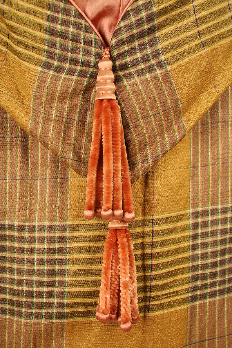 Cloak, silk, cotton, American