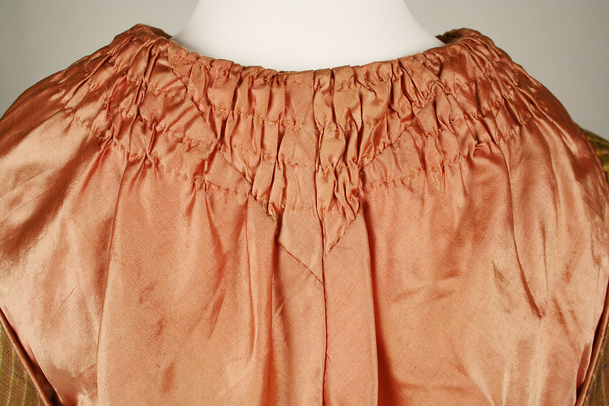 Cloak, silk, cotton, American