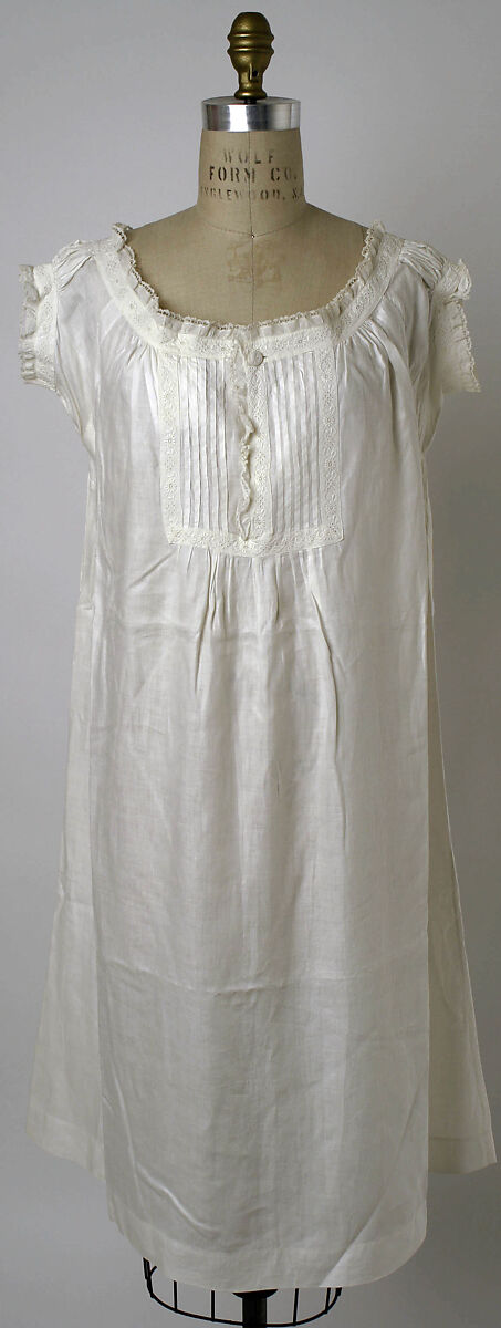 Chemise, linen, American 