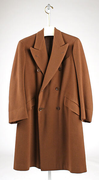 Coat, wool, American or European 