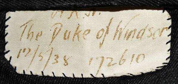 Evening suit, F. Scholte (British), wool, silk, American