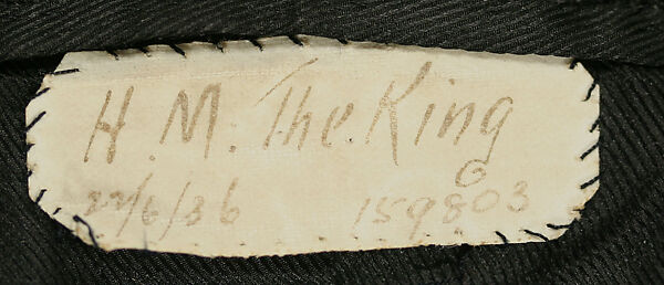 Morning suit, F. Scholte (British) (jacket), wool, British