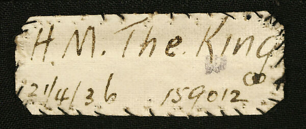 Morning suit, F. Scholte (British) (jacket), wool, British