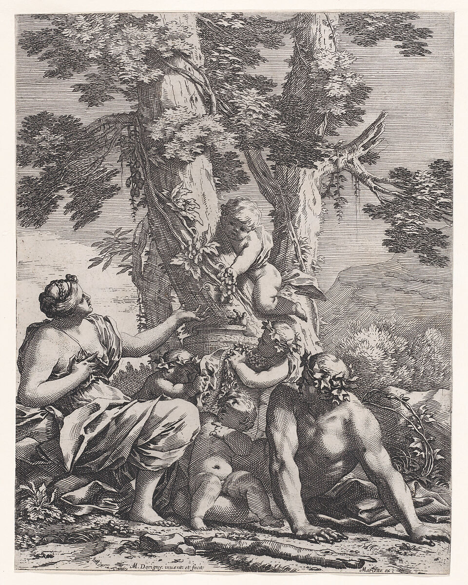 Michel Dorigny Putti And Bacchantes At The Bottom Of A Tree The Metropolitan Museum Of Art