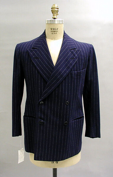 Suit, (a) F. Scholte (British), wool, British