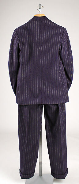 Suit, (a) F. Scholte (British), wool, British