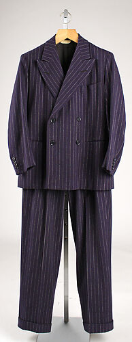 (a) F. Scholte | Suit | British | The Metropolitan Museum of Art