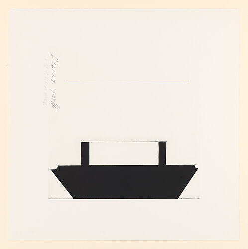 Boat/Table, March 20, 1979; from the portfolio Water Under the Bridge