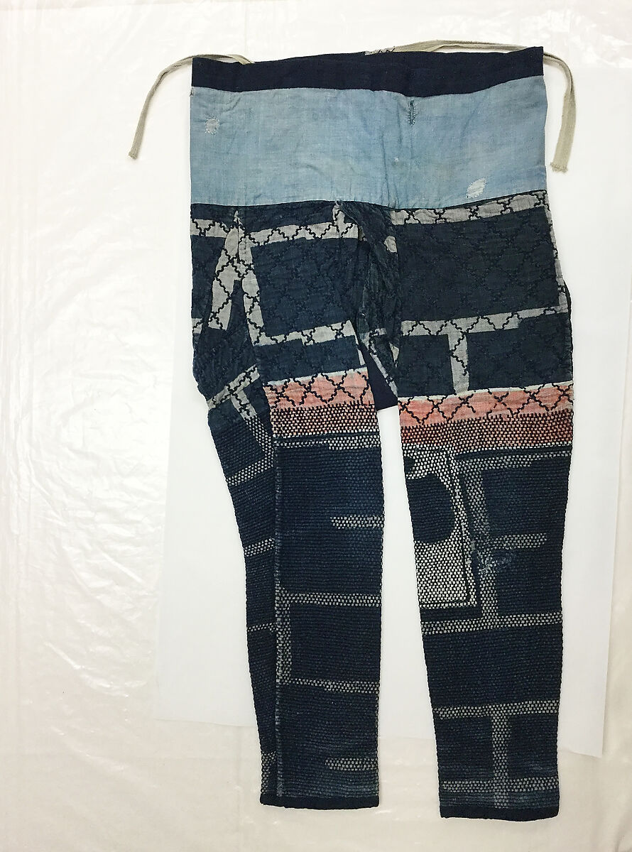 Fireman’s Jacket (Hikeshi-Banten) with Susanoo-no-mikoto Deity Scene, Quilted cotton with tube-drawn paste-resist dyeing (tsutsugaki) with hand-painted details, Japanese