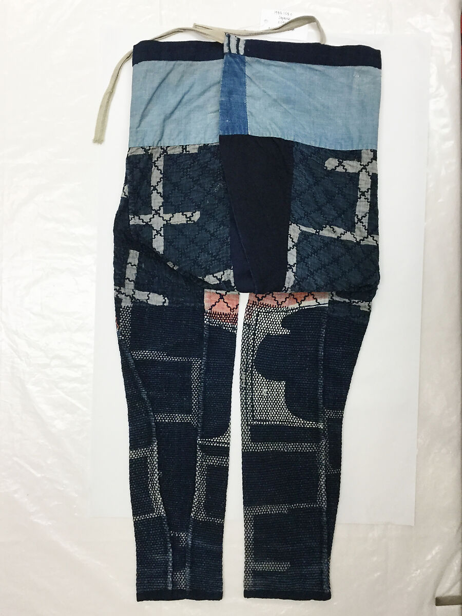 Fireman’s Jacket (Hikeshi-Banten) with Susanoo-no-mikoto Deity Scene, Quilted cotton with tube-drawn paste-resist dyeing (tsutsugaki) with hand-painted details, Japanese