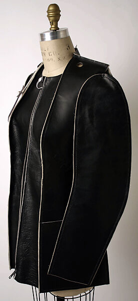 Jacket, Maison Margiela (French, founded 1988), leather, French