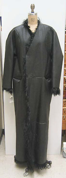 Coat, Maison Margiela (French, founded 1988), goatskin, French 