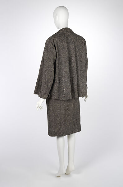 Ensemble, House of Balmain (French, founded 1945), wool, silk, French