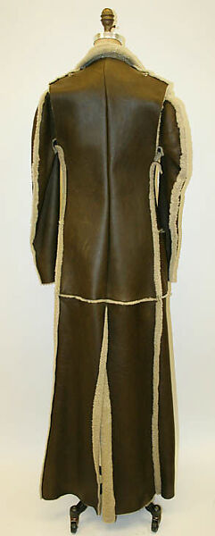 Coat, Maison Margiela (French, founded 1988), sheepskin, French