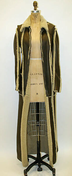 Coat, Maison Margiela (French, founded 1988), sheepskin, French 