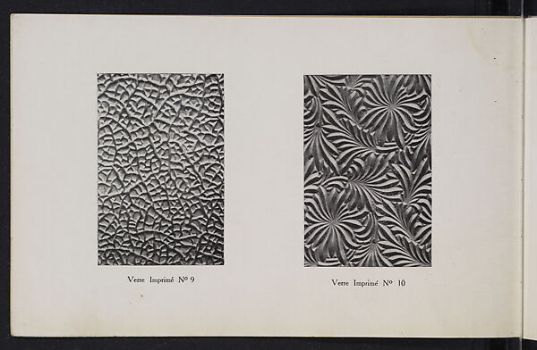 Album des verres coulés, Manufactures des glaces &amp; produits chimiques de Saint-Gobain, Chauny &amp; Cirey, Full paper cover pamphlet binding, monochrom printing