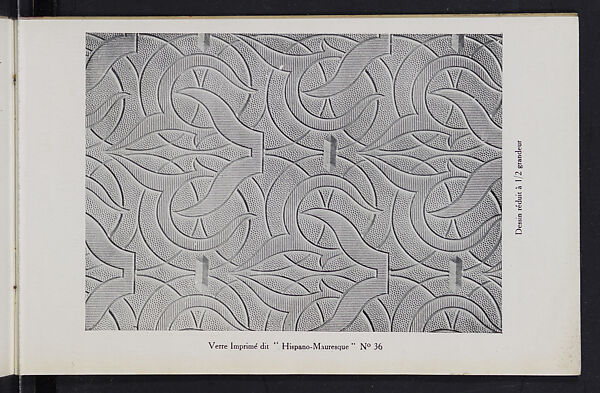 Album des verres coulés, Manufactures des glaces &amp; produits chimiques de Saint-Gobain, Chauny &amp; Cirey, Full paper cover pamphlet binding, monochrom printing