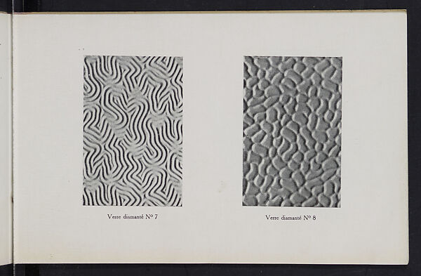 Album des verres coulés, Manufactures des glaces &amp; produits chimiques de Saint-Gobain, Chauny &amp; Cirey, Full paper cover pamphlet binding, monochrom printing