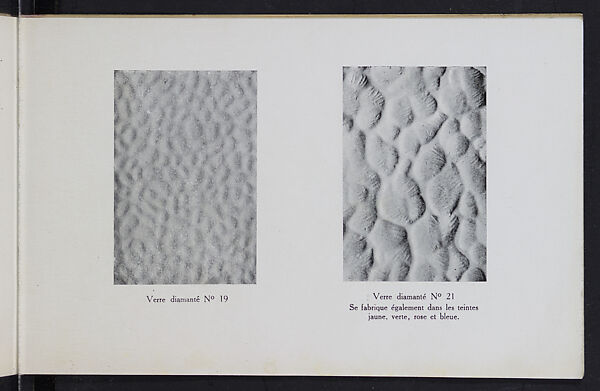 Album des verres coulés, Manufactures des glaces &amp; produits chimiques de Saint-Gobain, Chauny &amp; Cirey, Full paper cover pamphlet binding, monochrom printing