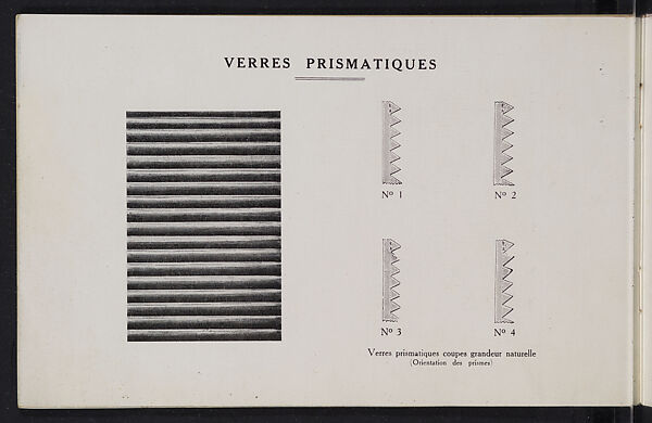 Album des verres coulés, Manufactures des glaces &amp; produits chimiques de Saint-Gobain, Chauny &amp; Cirey, Full paper cover pamphlet binding, monochrom printing