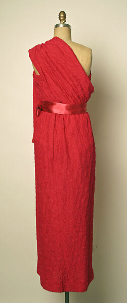 Evening dress, House of Balenciaga (French, founded 1937), silk, French